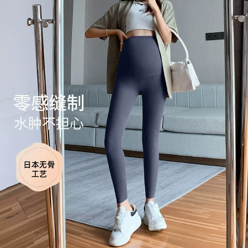 Леггинсы для беременных, летние тонкие штаны, акула для йоги, летняя одежда, большой размер