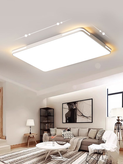 led吸顶灯卧室灯客厅灯简约现代大气主卧书房阳台房间中山灯具薄