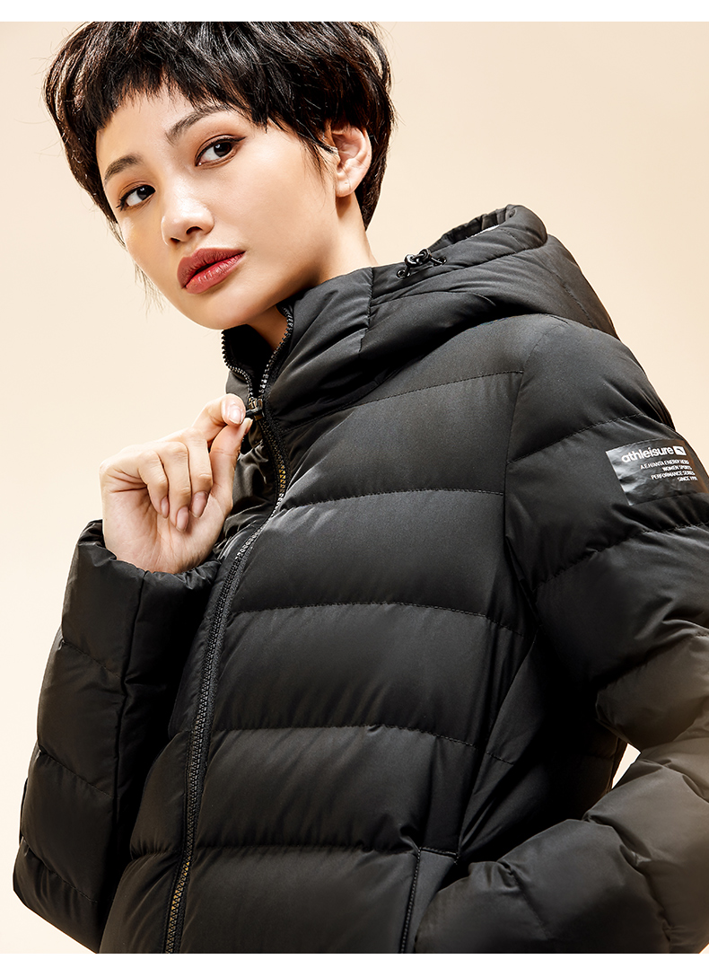 Anta down jacket nữ 2019 mùa đông mới dày ấm áp thể thao áo cà tím chống gió áo khoác 16847948 - Thể thao xuống áo khoác áo khoác lông vũ