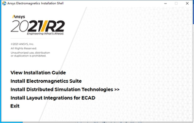 ANSYS Electronics Desktop2021R2 Программное обеспечение.