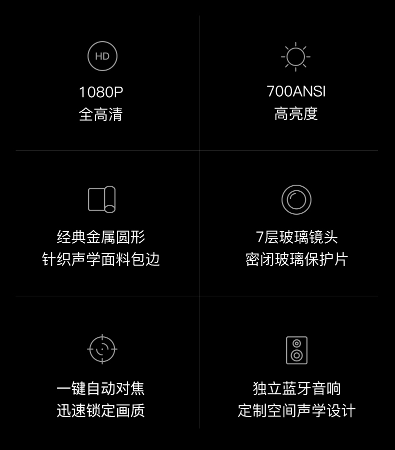 Máy chiếu Nut G7 Home HD 1080Pwifi Không dây Thông minh Không có TV Màn hình 3D Rạp hát tại nhà Máy chiếu nhỏ - Máy chiếu