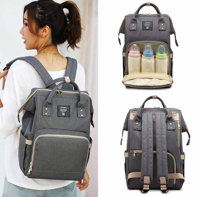 Mommy treasure mother bag going out multi-functional trendy bag mother and baby large capacity shoulder baby backpack light mother portable