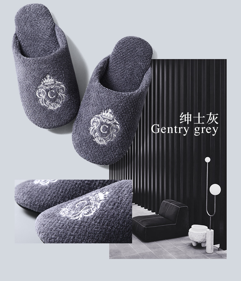 Kang Xin khách sạn năm sao bông dép đi trong nhà trong nhà cặp vợ chồng nam nữ Dép lê dép gia dụng Dongkuan - Trang chủ dép đi trong nhà đẹp