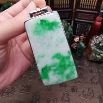 Live-specific photo emerald A stock of ancient goods ancient jade bracelets with no sign of masculiny green