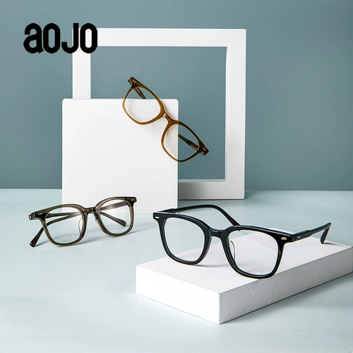 [0 Юань с зеркалом] Aojo Mirror Frame Aj501fg703 Рамки для платтных очков могут быть оснащены очками с близким зрением мужчины и женщины