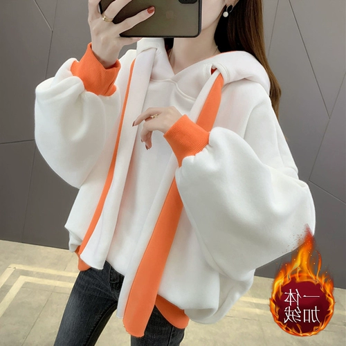 Демисезонная удерживающая тепло небольшая дизайнерская утепленная толстовка, в корейском стиле, в западном стиле, тренд сезона