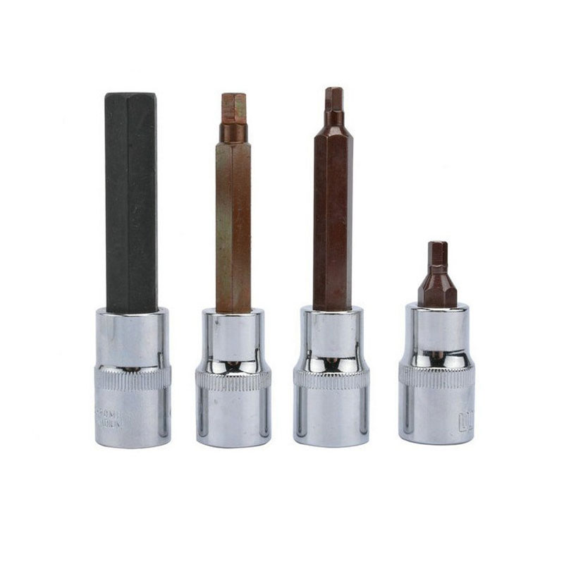 Large Flying 12 5mm6 Corner Screwing Tool Sleeve Inner Hexagon Wrench External Hexagon Screwing Sleeve 1 2 Press Batch Manual Sleeve