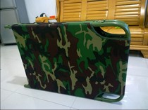 Folding bed single bed office lunch bed thickened military bed camouflage bed outdoor simple bed escort bed