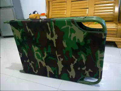 Folding bed single bed office lunch bed thickened military bed camouflage bed outdoor simple bed escort bed