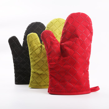 Heat-Resistant Gloves for Home Kitchen, Thickened Anti-Scald Gloves, Insulated Gloves for Oven, Microwave, Baking, Heat Protection