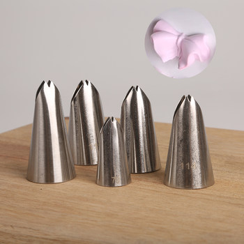 Medium-Sized Leaf-Shaped Piping Tip for Decorating with Bows, Lilies, and Leaves, Cream Piping Tip, Cookie and Cake Baking Tool, No. 115