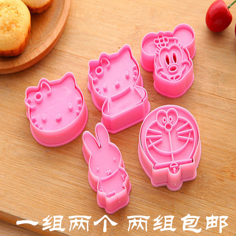 DIY baking tool 3D Cubic cartoon Biscuit Mold Cookie Mold Cookie Die Suit Meal die