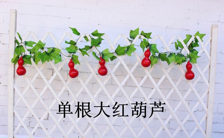 Mô phỏng cây nho hoa giả trang trí hoa lá nho nho xanh ống trần nhựa mây xanh lá giả - Hoa nhân tạo / Cây / Trái cây lựu giả
