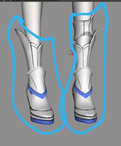 Collapse 3 Rita Loveless cosplay the shoes to set.