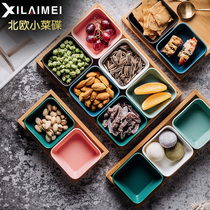 Western American and Japanese ceramic seasoning dish creative sauce dish Western food ingredients dish ingredients dish small plate dip