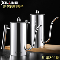 European-style 304 stainless steel oil pot household kitchen supplies oil pot pot containing soy sauce oil bottle leak-proof seasoning bottle large capacity