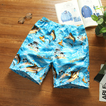 Summer Loose Speed Dry Sleep Pants Mens Beach Pants Sport 50% Flowers Shorts Casual 70% Large Pants Underpants Men