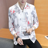 Áo khoác nam 2019 hè mới quần áo mỏng nam Quần áo hoang dã Phiên bản Hàn Quốc của xu hướng quần áo chống nắng đẹp trai nam - Áo khoác áo bomber