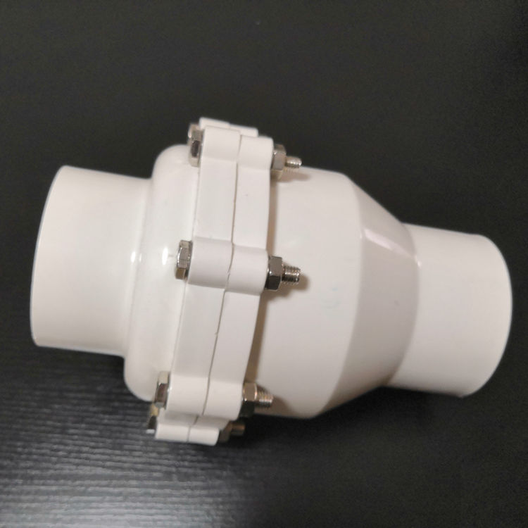 PVC feed water HJ check valve plastic live backstop valve water stop valve stop check valve