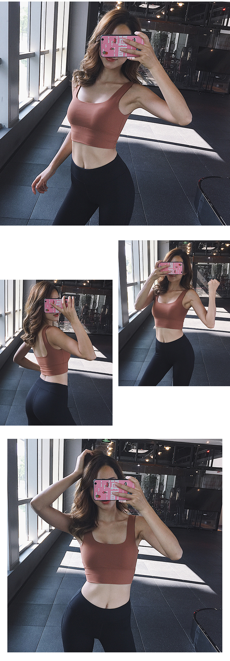 Hỗ trợ cao đồ lót thể thao nữ chống sốc chạy tập hợp định kiến ​​yoga vest làm đẹp trở lại áo ngực thể dục chuyên nghiệp áo ngực áo tank top gym nữ