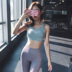 Cross vẻ đẹp trở lại đồ lót thể thao phụ nữ tập hợp chống động đất định kiến ​​chạy bộ yoga áo ngực tập thể dục chuyên nghiệp áo tank top gym nữ Đồ lót thể thao