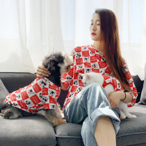 Summer New Years Puppy Costume Kitty pro-dress Bio-Bear Teddy Vest Snownery Mini Dog for Lunar New Year Clothing