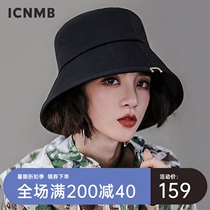 ICNMB large-eave visor hat female Korean version of the tide brand street wild fisherman hat Male Japanese couple travel pot hat