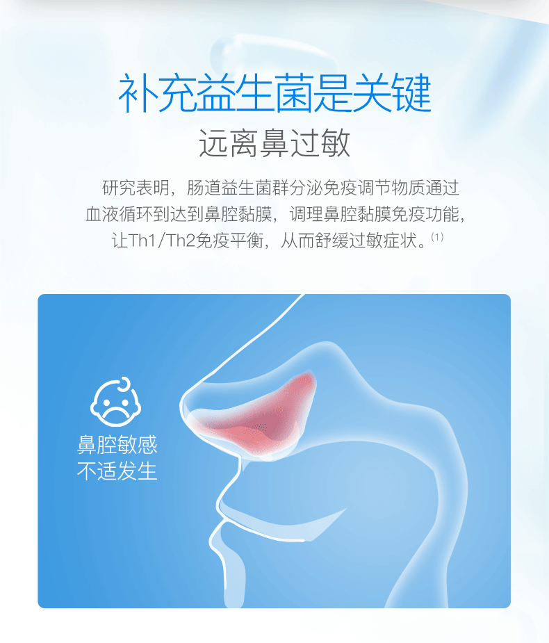 澳洲医生推荐 NC 舒鼻益生菌 改善过敏体质 缓解鼻炎 10袋 图3