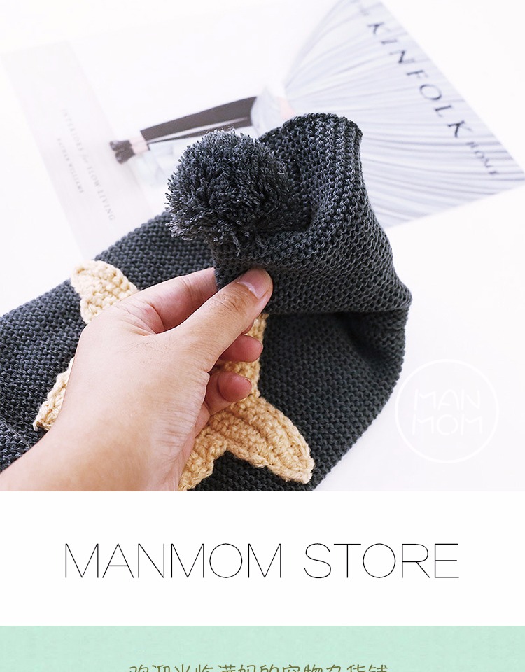 Chó con quần áo chó cưng mèo Teddy quần áo mùa thu và áo len mùa đông giữ ấm sao Bắc Âu hơn gấu Bomei luật - Quần áo & phụ kiện thú cưng áo cho poodle
