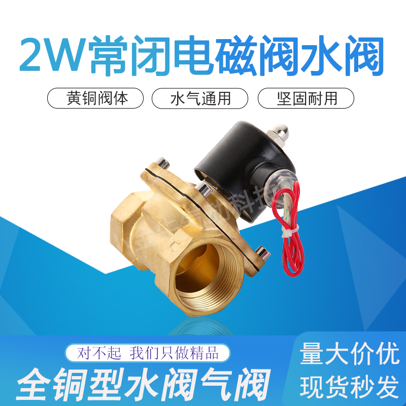 Normally closed 2W solenoid valve drain exhaust pipe switch 220V 24V control valve electronic valve discharge 4 minutes 6 minutes 1 inch