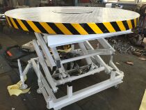 Lifting rotating stage car booth wedding bar outdoor performance KTV square trembling combination table