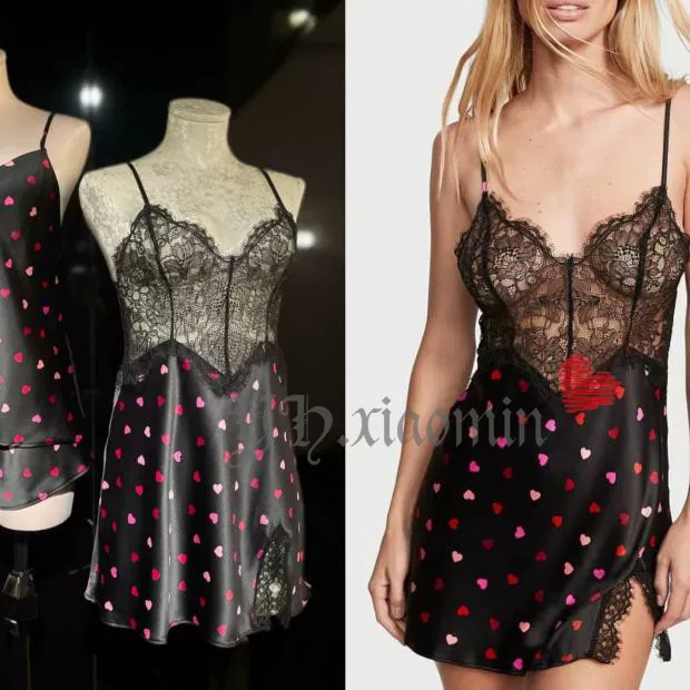 Кружевная ночная рубашка 2 алмаза вечернее платье Victoria's Secret Cuicui и Bubble Shop