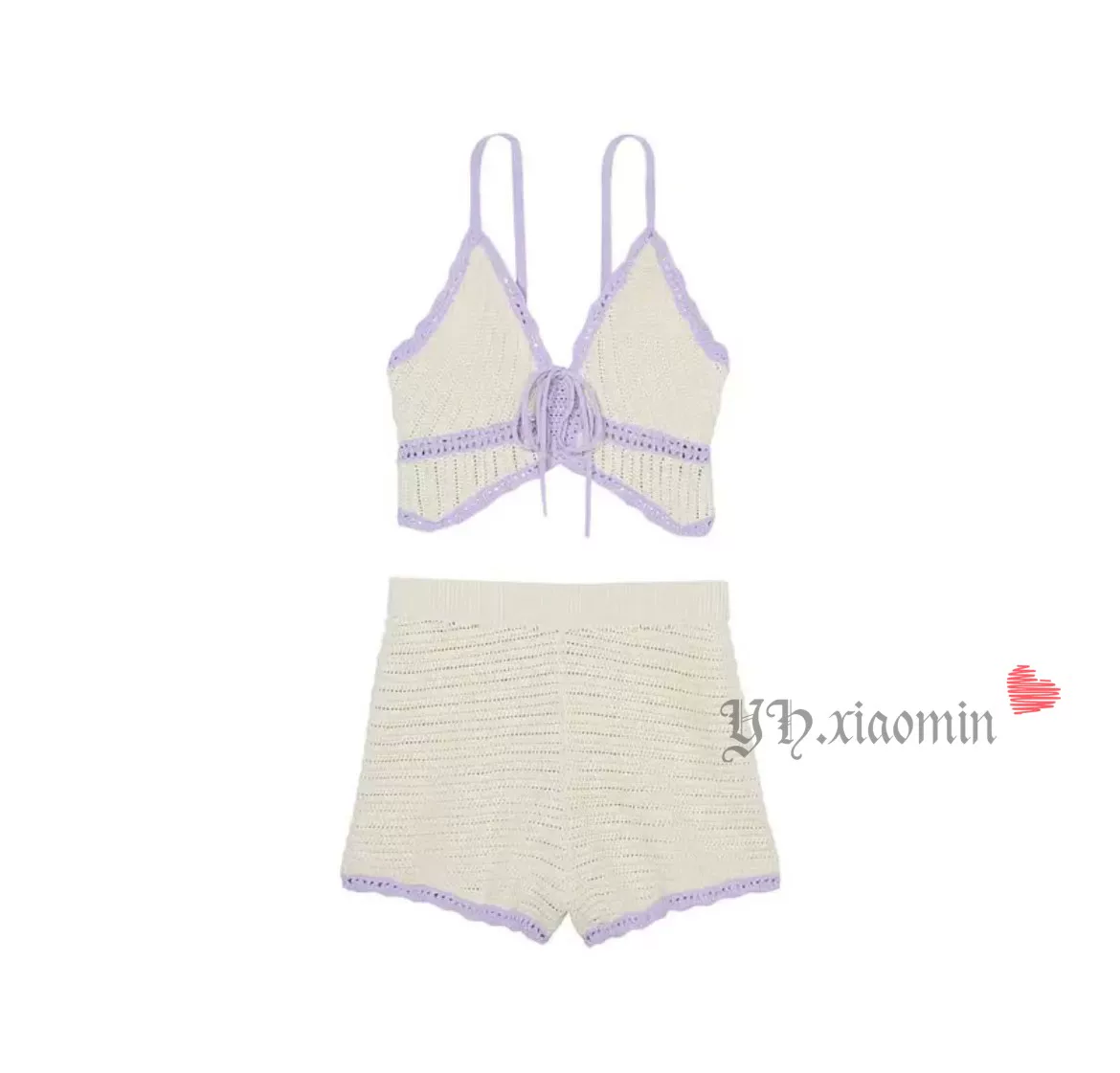 Луна лунный сатин-бэч кружевной комплект майка-бюстье 1 Victoria's Secret Cuicui и пузырьковые магазины