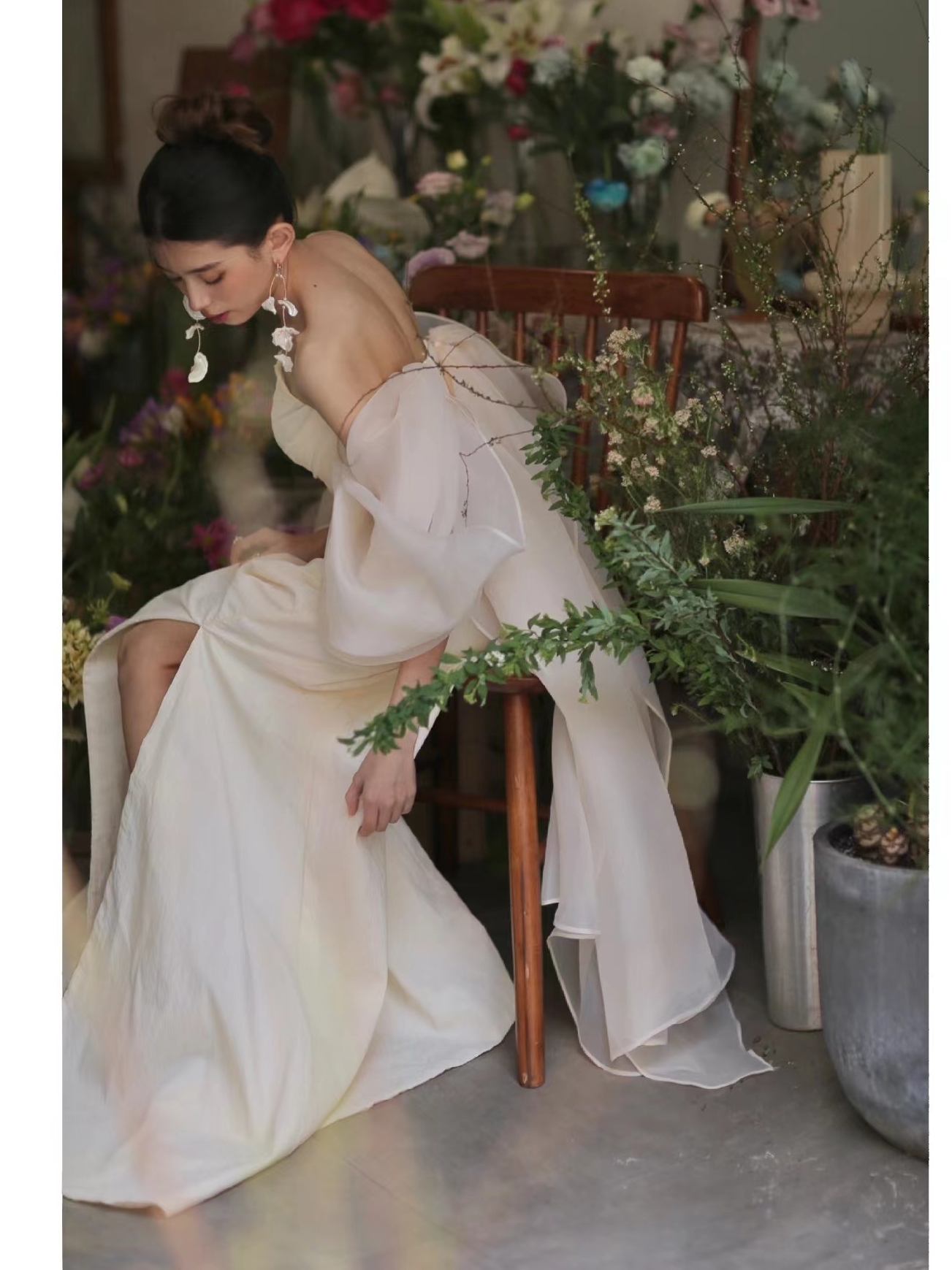 French light wedding gauze out of the gauze bride out of the scene to shoot light yarn French light wedding gauze out of the gauze bride out of the scene to shoot light yarn