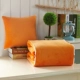 Quần áo độn đôi gối chăn đôi sử dụng nhung san hô đệm xe máy lạnh văn phòng là sofa nghỉ trưa gối sofa