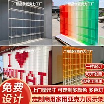 Acrylic display cabinet customized commercial household transparent gradient acrylic display rack hand-made acrylic storage rack