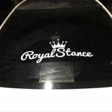 Royalstance Передние и задние блокирующие наклейки с низкими партиями, опасаясь высоких автомобилей, приливные стеклянные наклейки