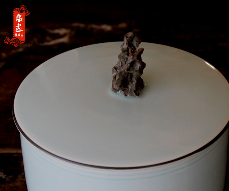 Shadow Shadow enjoy pu 'er tea box | jingdezhen ceramics ceramics celadon porcelain tea pot manually creative tea ware