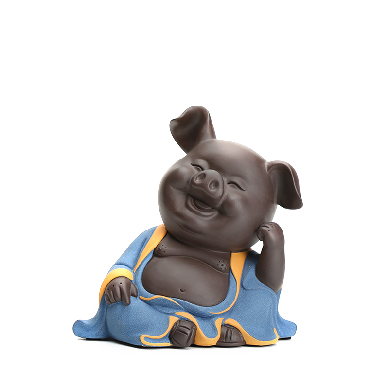 Shadow at thousand "become lovely lucky pig change color purple sand some ceramic porcelain jar and creative home furnishing articles HBZP