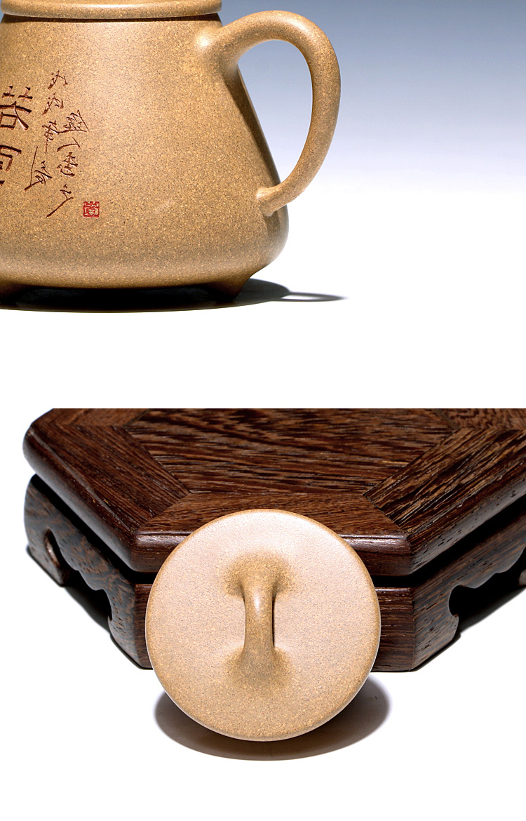 "Shadow enjoy" yixing it pure manual teapot TaoJian undressed ore mud kaolinite gourd ladle pot 200 CCCT