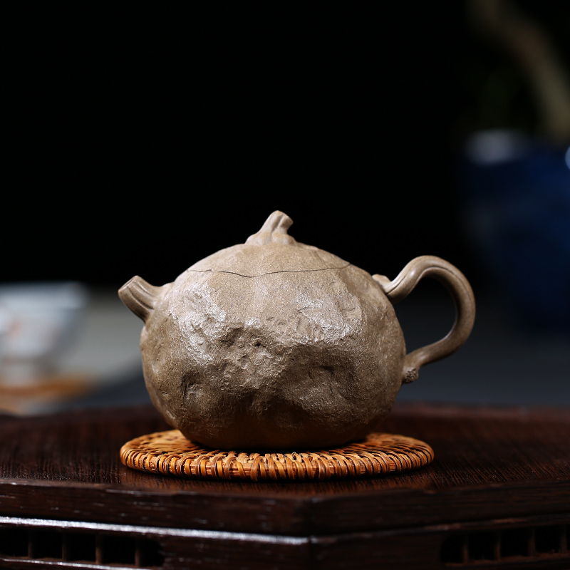 Shadow at yixing famous pure manual it undressed ore section of mud for spring teapot tea HNYY pumpkin