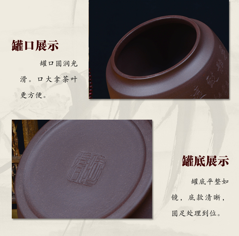 Shadow enjoy violet arenaceous all checking quality large yixing purple sand POTS pu - erh tea pot detong busines caddy fixings awake