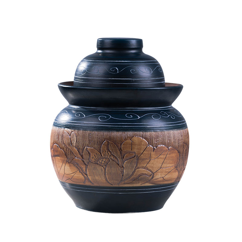 The Pickle jar earthenware Pickle jar home sichuan pickled pickles pickles pickles pickles jar cylinder salted duck dense eggs