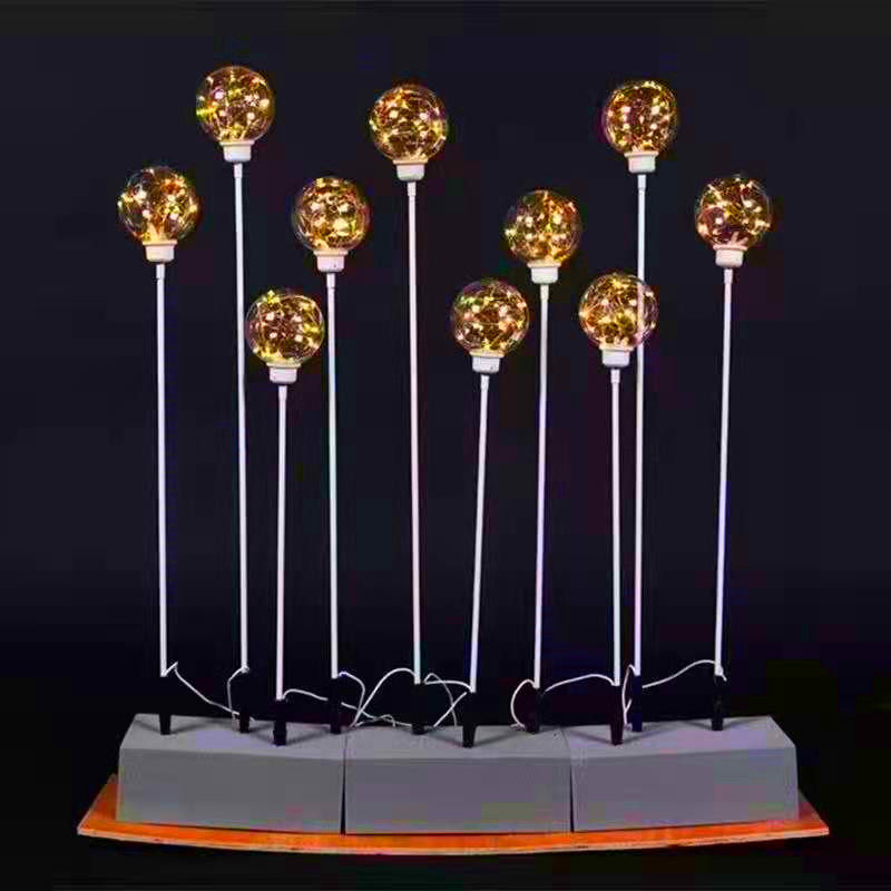 2021 New Props 10 Head Starry Sky Intern Pearl Road Leading Stage Wedding Celebration Silk Flower Paper Flower Wedding Arrangement Decoration