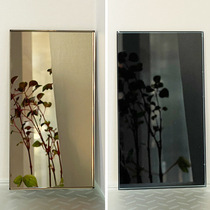 Gray mirror tea mirror art glass wall decoration glass brown mirror image wall background wall mirror laminated glass