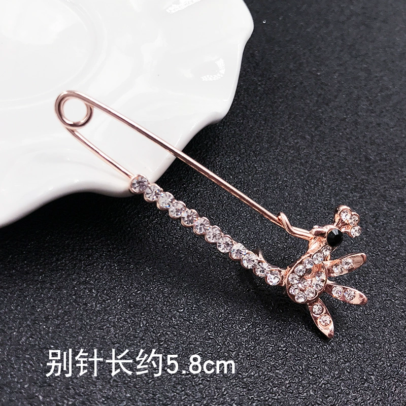 Thời trang Hàn Quốc ngọc trai chống ánh sáng trâm cardigan nhỏ pin khóa áo len phụ kiện áo khoác nữ khóa kim trang trí ghim cài áo cao cấp