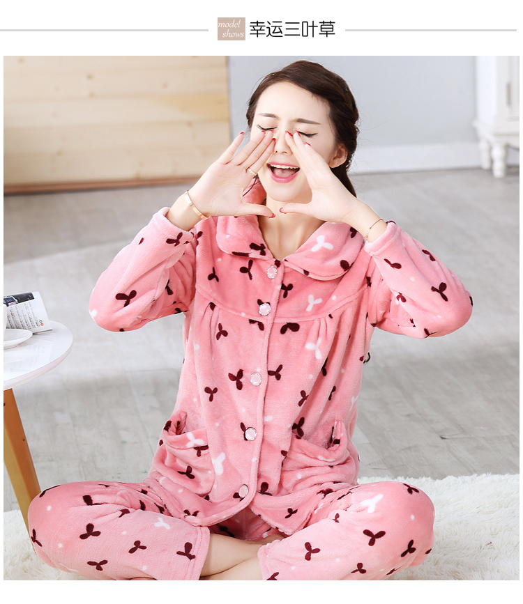 Pyjama pour femme en Polyester Polyester  à manches longues - Ref 2987656 Image 13