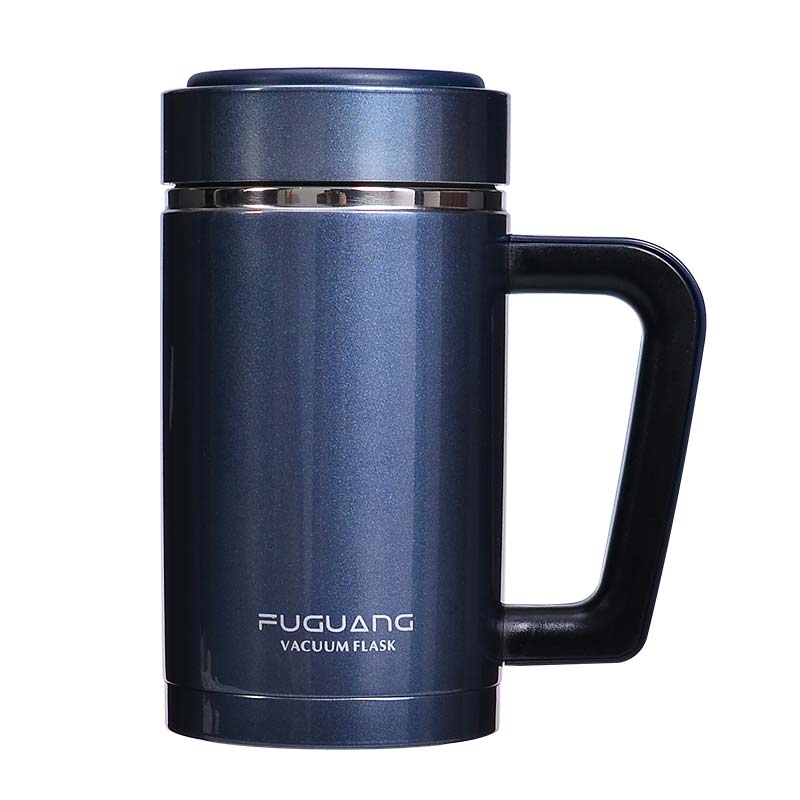 Fuguang 3425 Insulation Cup with lid commercial cup Tea cup stainless steel vacuum belt handle water cup custom lo