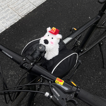 West Highland dog bicycle shoulder bag front beam bag cute upper tube bag mountain bike universal beam bag road bicycle