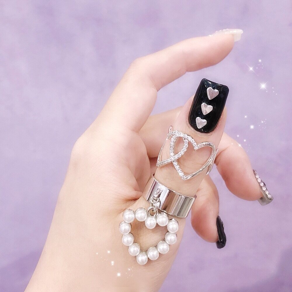 Bag Group Hair Yuka Japan Moca Popularity Self-Leaving Pearl Loving Pendant Punk Ring